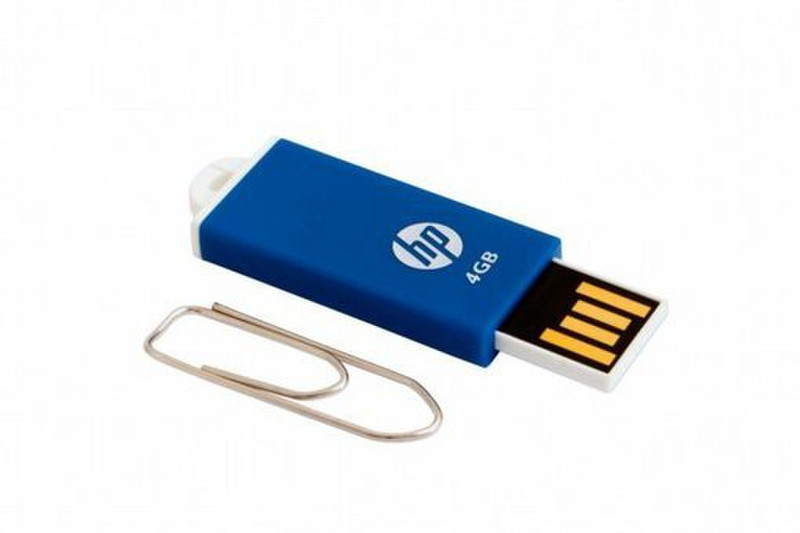 HP V195b 4GB 4ГБ USB 2.0 Синий USB флеш накопитель