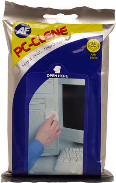 AF XPCC025P Metal/Plastics Equipment cleansing wet cloths equipment cleansing kit