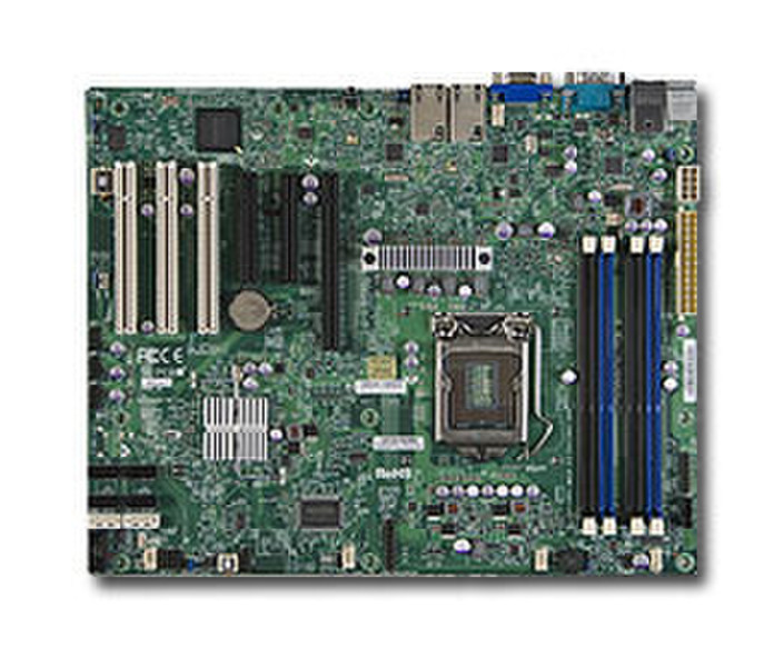 Supermicro X9SCA Intel C204 Socket H2 (LGA 1155) ATX материнская плата для сервера/рабочей станции