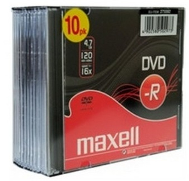 Maxell 10x DVD-R 4.7GB 16X 4.7ГБ DVD-R 10шт