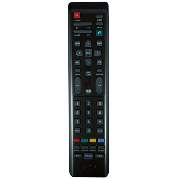 Acer 25.M860B.001 press buttons Black remote control