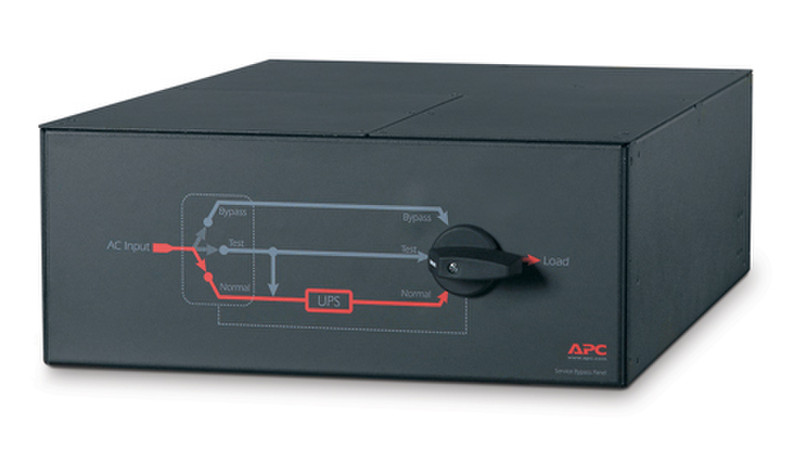 APC Service Bypass Panel- 200/208/240V; 100A; MBB; Hardwire input/output power supply unit