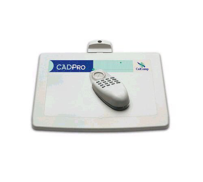 Calcomp Cadpro Tablet A5 152x229mm 150 lines mm Cordless 16-Button Cursor Win 4000lpi 152 x 229mm USB graphic tablet