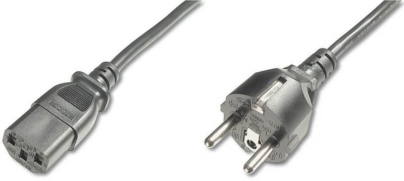 ASSMANN Electronic AK 533 2M 1.8m Power plug type F Black power cable
