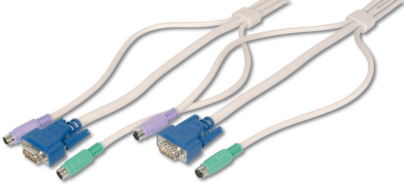 Digitus AK OC100MM 10m Multicolour KVM cable