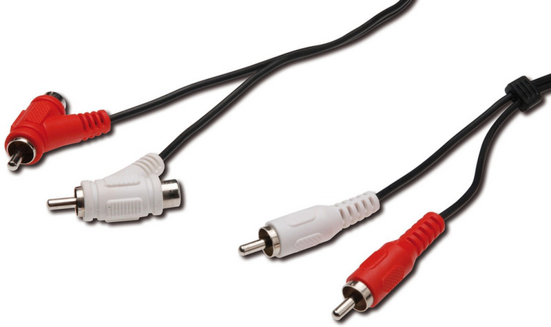 ASSMANN Electronic AK-101012 1.5м 4 x RCA Черный, Красный, Белый аудио кабель