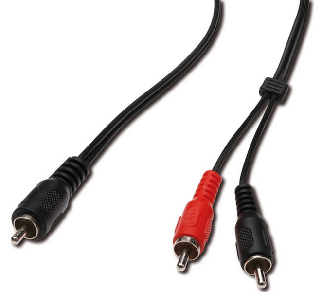 Digitus AK-101026 1.5м RCA 3 x RCA Черный, Красный аудио кабель