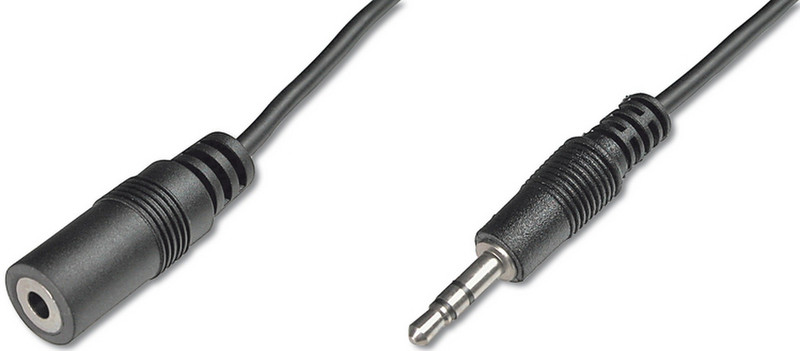 Digitus AK-102027 5m 3.5mm 3.5mm Schwarz Audio-Kabel