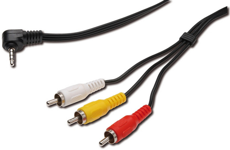 ASSMANN Electronic AK-102036 3.5mm 3 x RCA Mehrfarben Audio-Kabel