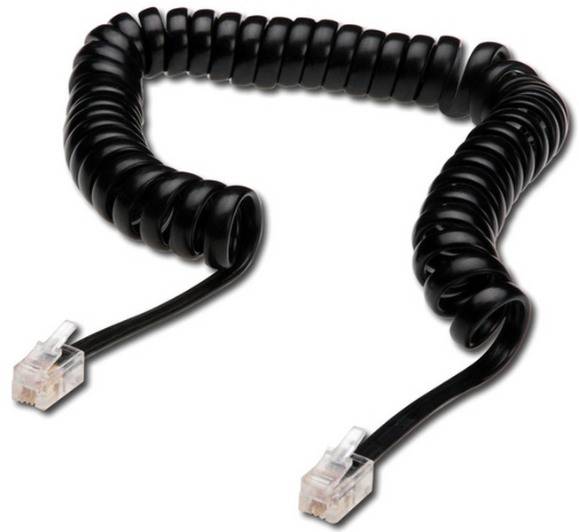 ASSMANN Electronic AK-117001 2м Черный телефонный кабель