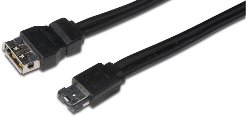 ASSMANN Electronic AK-126011 1m eSATA eSATA Black SATA cable