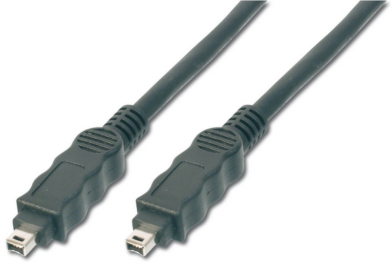 Digitus AK-1394-1044 1m 4-p 4-p Black firewire cable