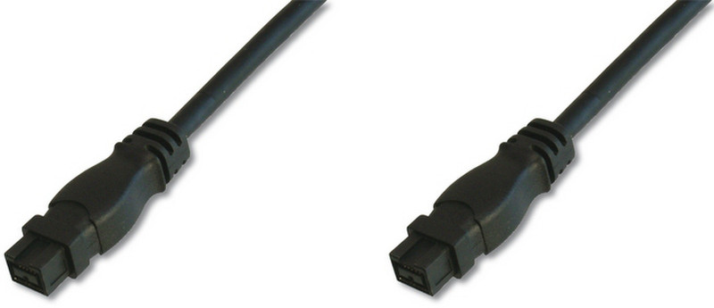 ASSMANN Electronic AK-1394B-30 3m 9-p 9-p Black firewire cable