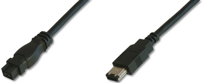 Digitus AK-1394B-506 5м 9-p 6-p Черный FireWire кабель
