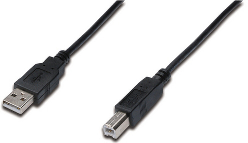 ASSMANN Electronic AK-300102-018-S 1.8м USB A USB B Черный кабель USB