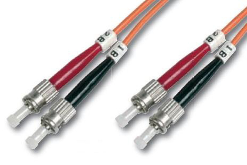 Digitus DK-2511-02 2м ST/BFOC ST/BFOC Оранжевый оптиковолоконный кабель