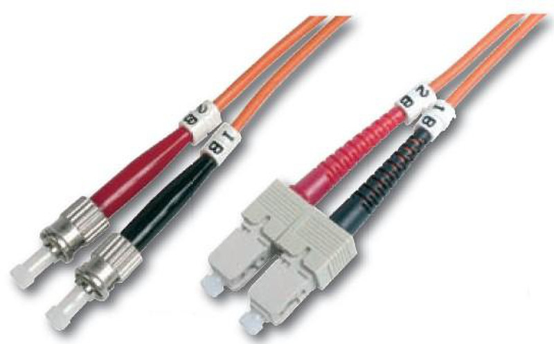 Digitus DK-2612-02 2m ST/BFOC SC Orange fiber optic cable