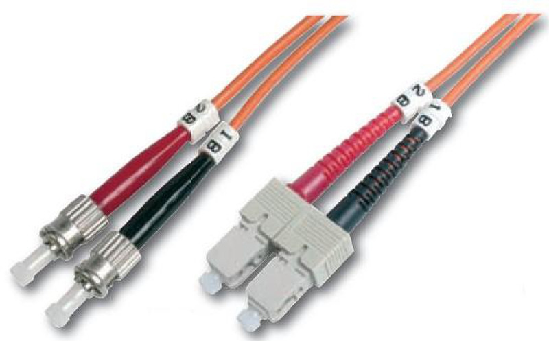 Digitus DK-2612-07 7m ST/BFOC SC Orange fiber optic cable