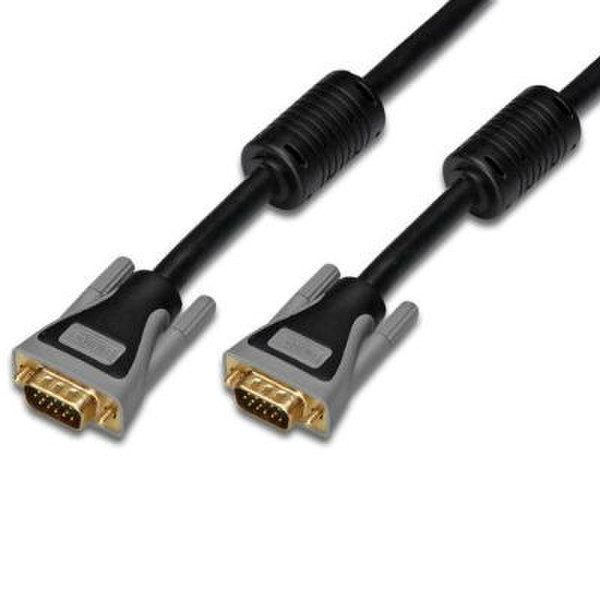 Digitus DK-310105-150-D 15m VGA (D-Sub) VGA (D-Sub) Black VGA cable