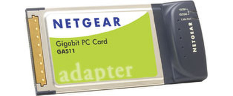 Netgear Gigabit PC Card Внутренний 1000Мбит/с сетевая карта