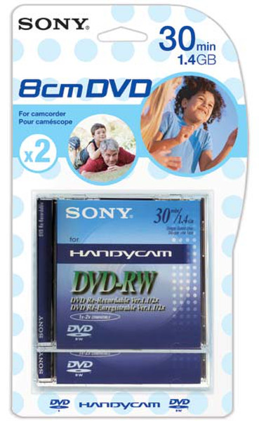 Sony 2DMW30-BT 1.4ГБ чистый DVD