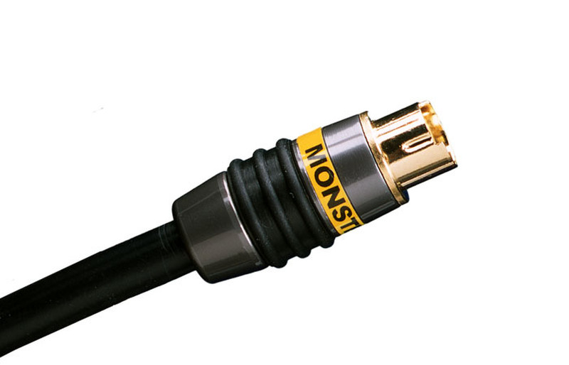 Monster Cable Video® 2 High Resolution S-Video Cable 2m No Frills 2m Schwarz S-Videokabel