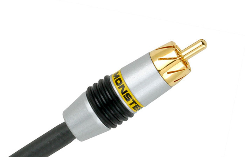 Monster Cable Video® 3 Double Shielded Composite Video Cable with RCA Connectors 4m 4м Черный композитный видео кабель