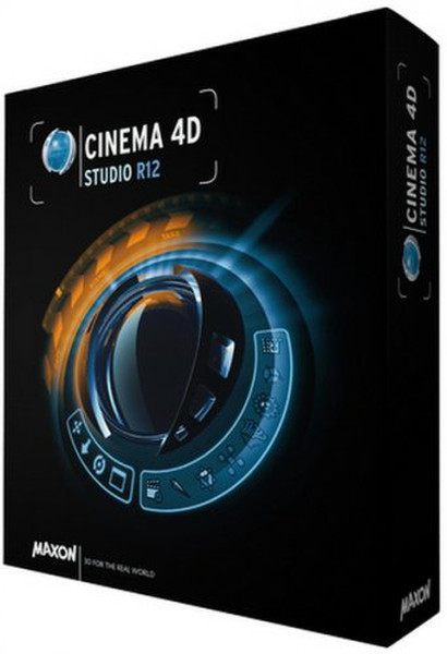 Maxon Cinema 4D Studio R12, Full Version, DVD, DE, Win/Mac