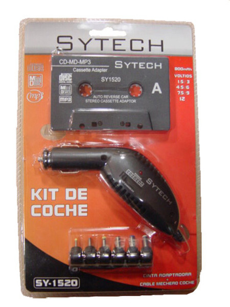 Sytech SY-1520 Auto Black mobile device charger