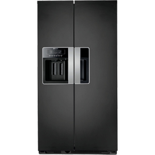 Bauknecht KSN 560 BIO A+ ES freestanding 515L A+ Black side-by-side refrigerator