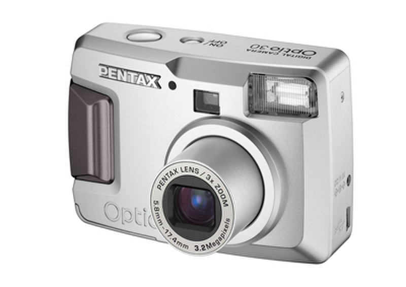 Pentax Digital Camera OPTIO 30 3.2MP 1/2.7Zoll CCD 2048 x 1536Pixel Silber