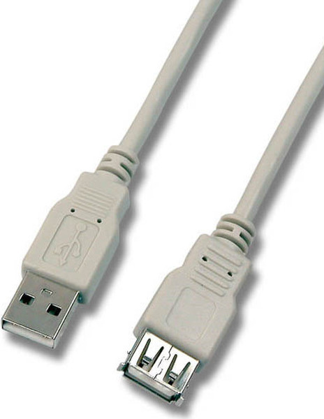 EFB Elektronik 1.8m M/FM, USB 2.0 1.8m USB A USB A Grau