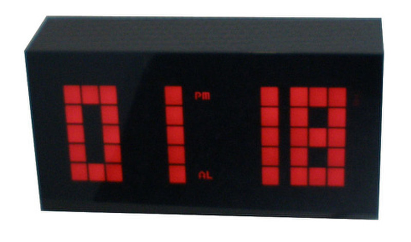TFA 60.2508 Black alarm clock