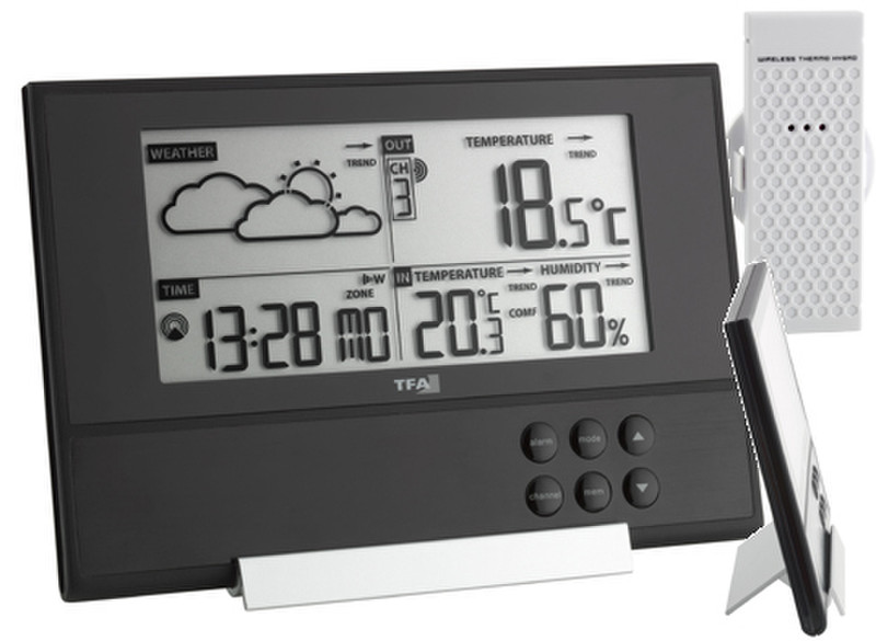 TFA 35.1107 Schwarz Wetterstation