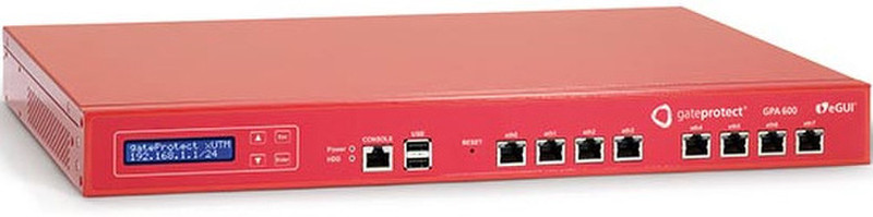 GateProtect GPA 600a 1600Mbit/s Firewall (Hardware)