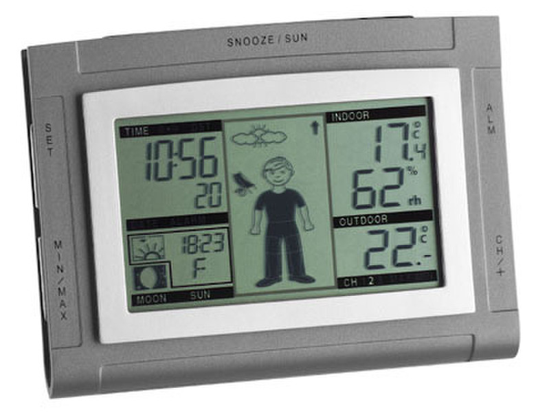 TFA 35.1064.10.50.IT Grau Wetterstation