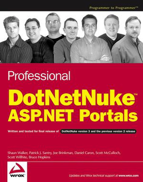 Wiley Professional DotNetNuke ASP.NET Portals 456страниц руководство пользователя для ПО