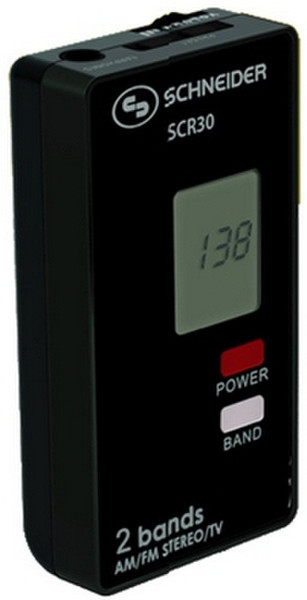 Schneider SCR30 Portable Digital Black
