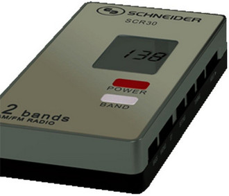 Schneider SCR30 Portable Digital Black,Silver