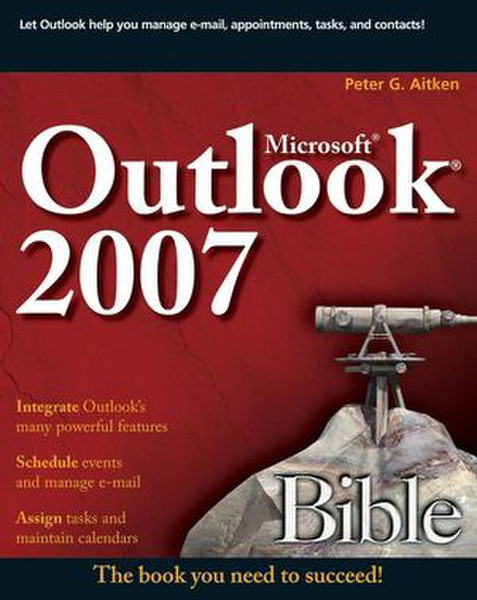 Wiley Microsoft Outlook 2007 Bible 624pages software manual