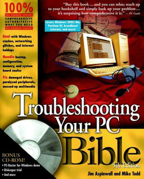 Wiley Troubleshooting Your PC Bible, 5th Edition 936pages software manual