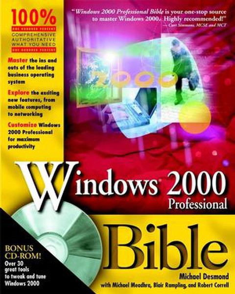 Wiley Windows 2000 Professional Bible 960pages software manual