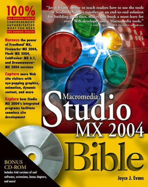 Wiley Macromedia Studio MX 2004 Bible 984страниц руководство пользователя для ПО