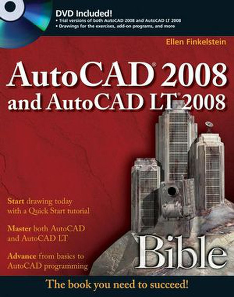 Wiley AutoCAD 2008 and AutoCAD LT 2008 Bible 1296pages software manual