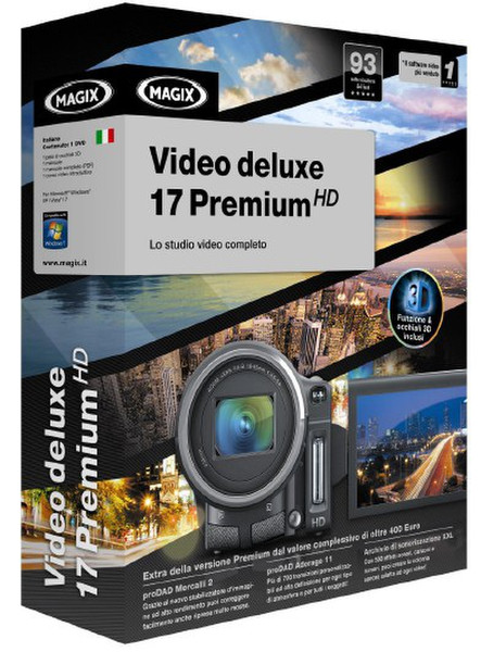 Magix Video deluxe 17 Premium, ITA