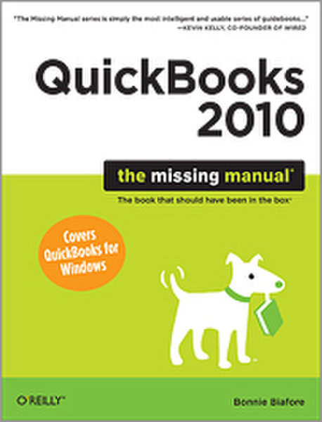 O'Reilly QuickBooks 2010: The Missing Manual 704страниц руководство пользователя для ПО