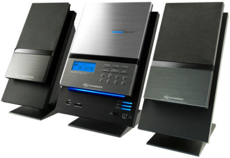 Schneider SCS-500-USBSD Micro-Set Schwarz Home-Stereoanlage