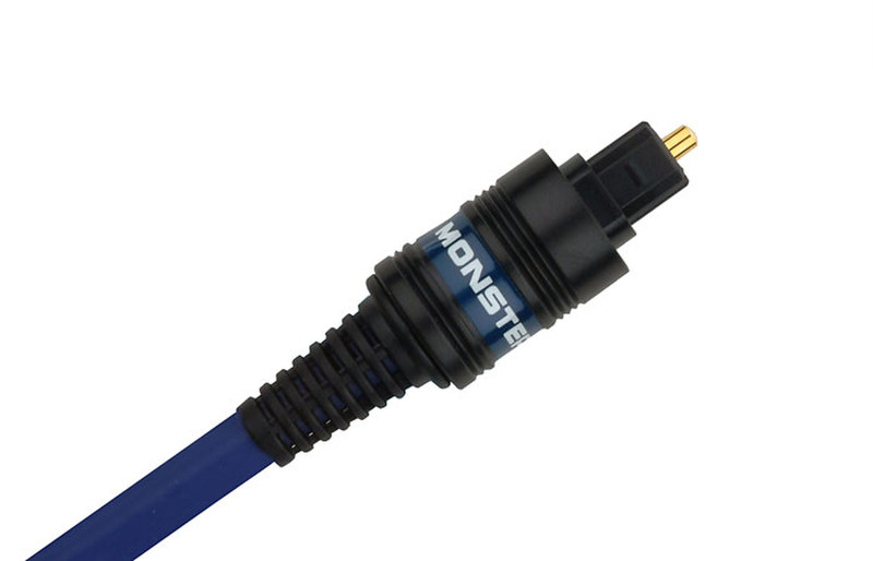 Monster Cable Interlink® LightSpeed™ 100 High Performance Digital Fiber Optic Cable 2m toslink-to-mini 2m fiber optic cable