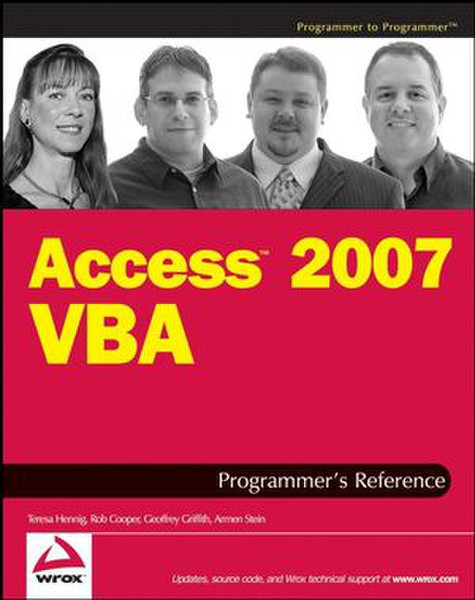 Wiley Access 2007 VBA Programmer's Reference 1152страниц руководство пользователя для ПО