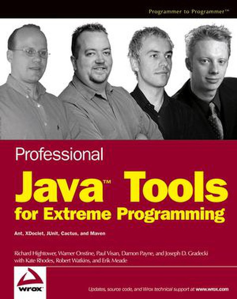 Wiley Professional Java Tools for Extreme Programming: Ant, XDoclet, JUnit, Cactus, and Maven 768страниц руководство пользователя для ПО